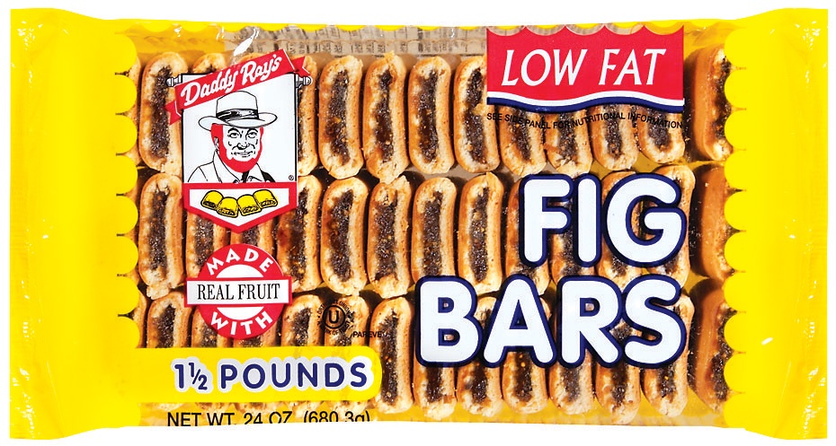 slide 1 of 1, Daddy Ray's Fig Fruit Bars, 24 oz