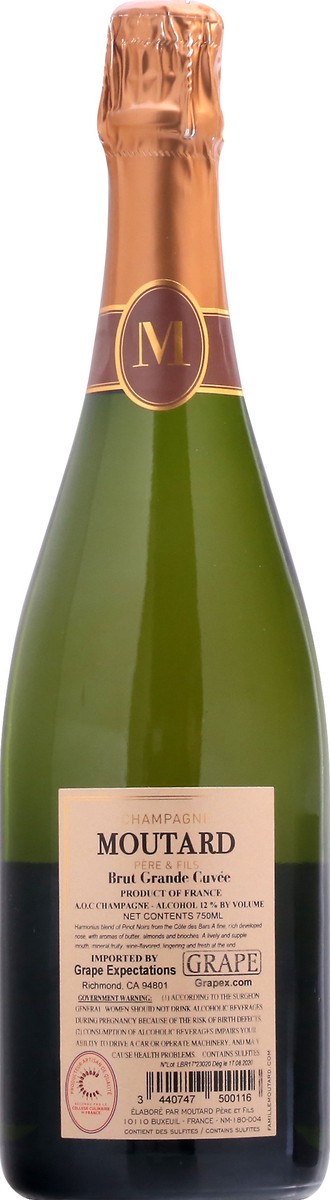 slide 8 of 11, Moutard Grande Cuvee Brut 750 ml, 750 ml