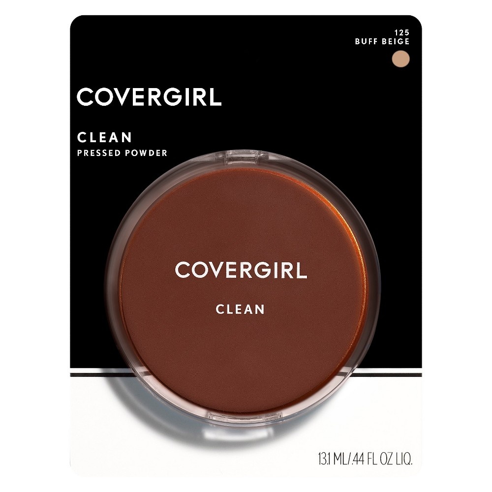 slide 7 of 7, Covergirl Clean Buff Beige Pressed Powder For Normal Skin, 0.39 oz