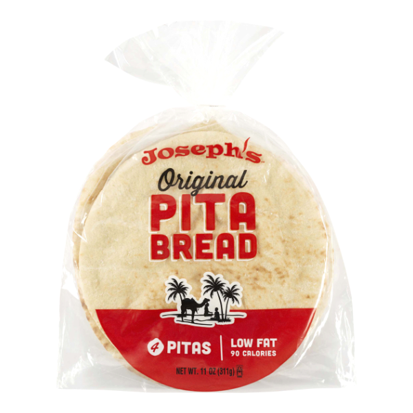 slide 1 of 9, Joseph's Original Pita Bread, 4 ct; 11 oz