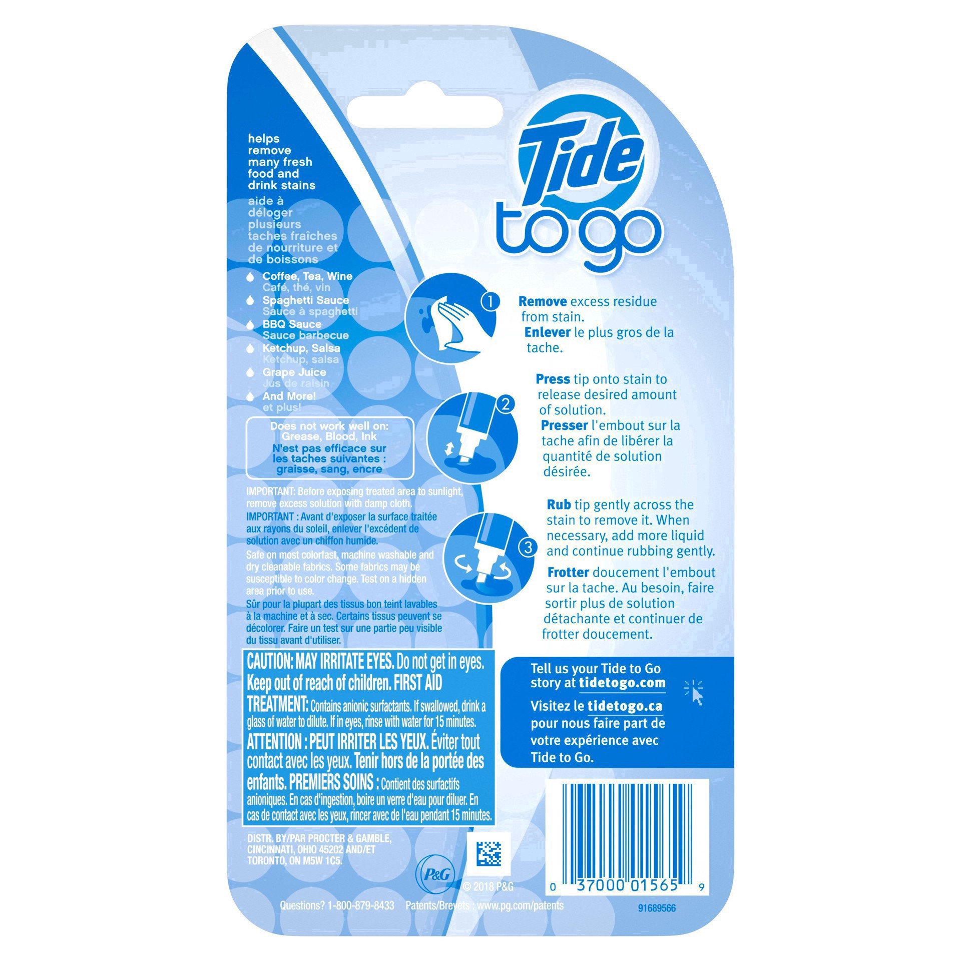 slide 64 of 75, Tide To Go Instant Stain Remover 0.33 fl oz, 0.33 fl oz