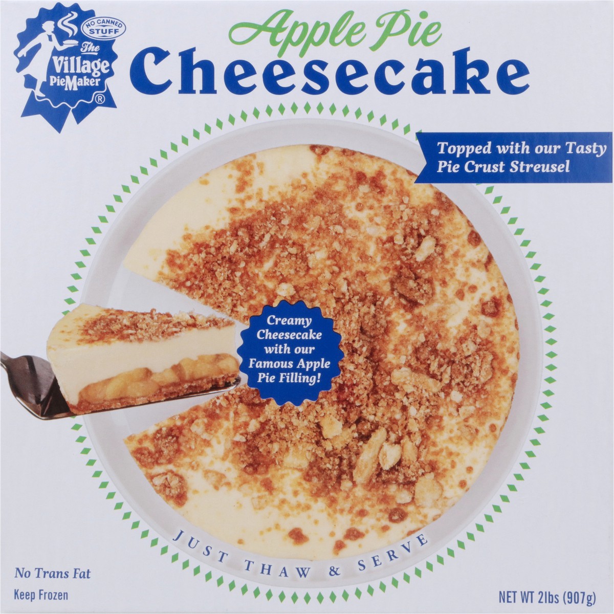 slide 10 of 10, The Village PieMaker Village PieMaker Apple Pie Cheesecake, 21 lb