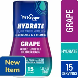 Kroger® Hydrate Grape Water Enhancer, 1.62 fl oz