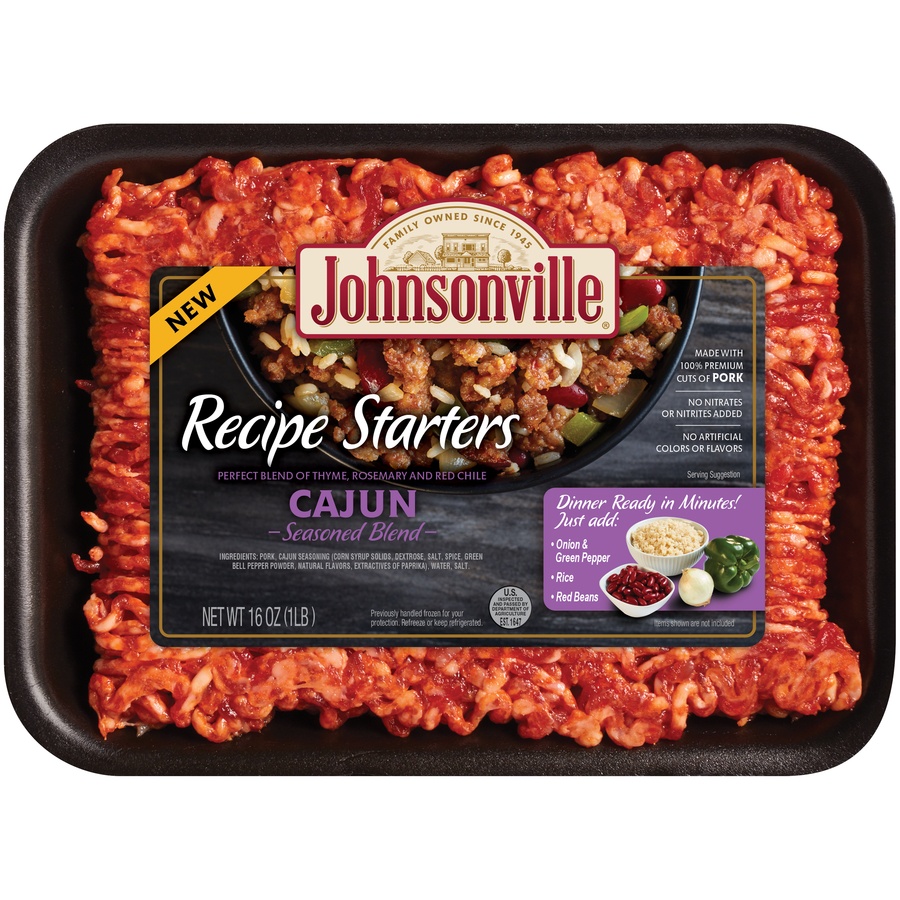 slide 1 of 2, Johnsonville Recipe Starters Cajun Seasoned Blend, 16 oz