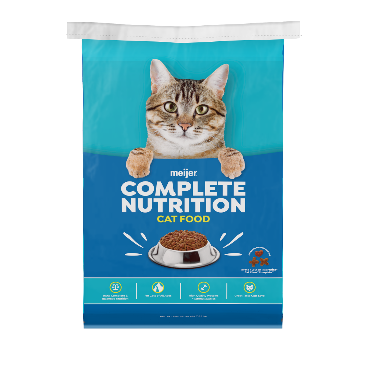 slide 1 of 9, Meijer Main Choice Complete Nutrition Dry Cat Food, 16 lb