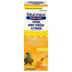Mucnx Child Liq Fever St&ch 4oz - 4 FZ