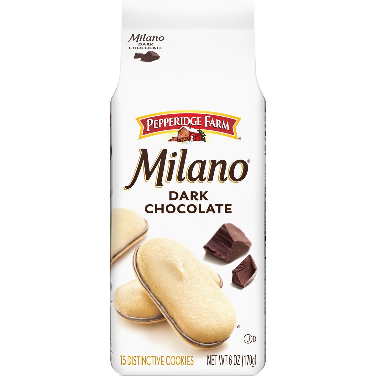 slide 7 of 12, Pepperidge Farm Dark Chocolate Cookies, 6.000 oz