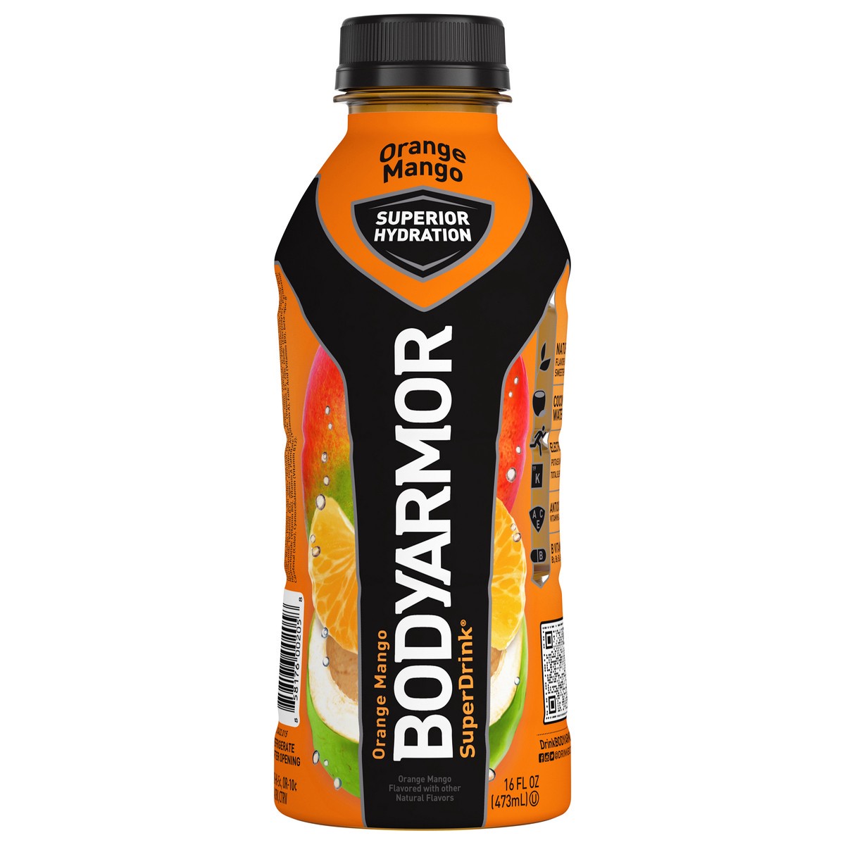 slide 1 of 1, BODYARMOR Sports Drink Orange Mango, 16 fl oz, 16 oz