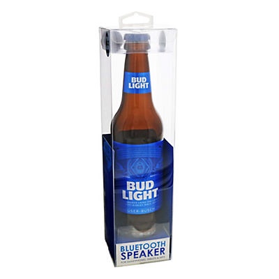 slide 1 of 1, Budweiser Bud Light Bluetooth Bottle Speaker, 1 ct