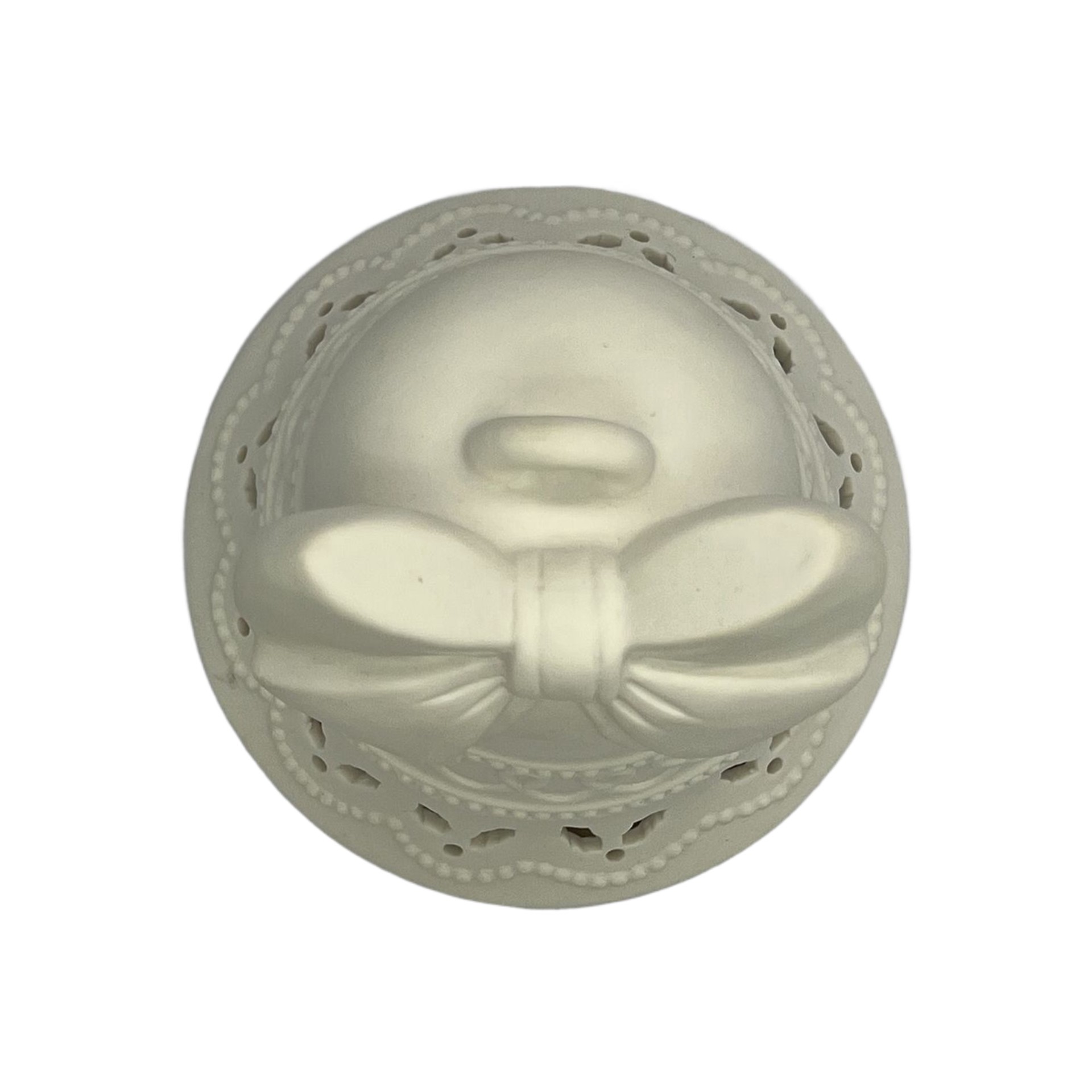 slide 6 of 7, 6.5" Led Diy Ceramic Holly Bell Decor By Make Market, 6.1 in x 6.1 in x 6.4 in