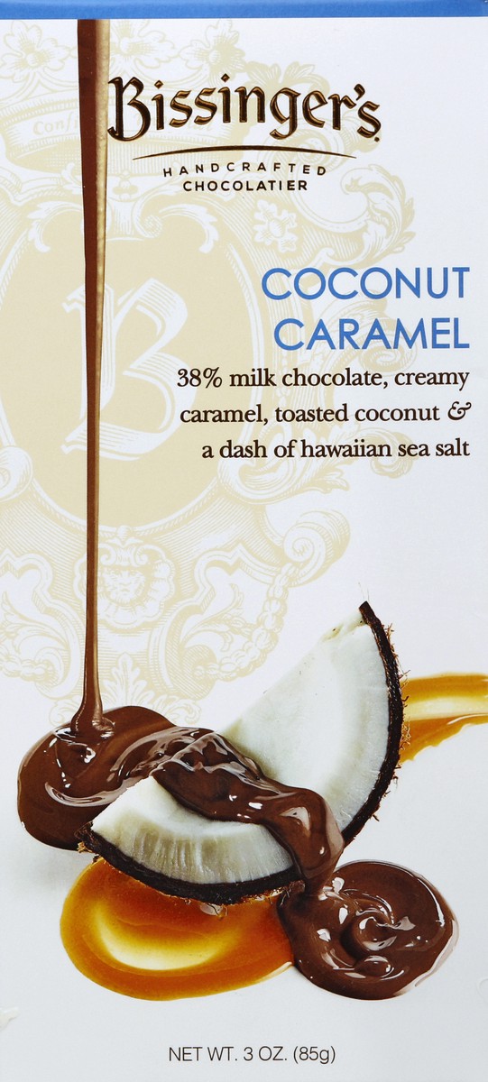 slide 1 of 5, Bissinger's Coconut Caramel 3 oz, 3 oz