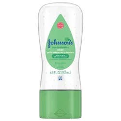 Johnson''s Baby Oil Gel, Mineral Oil Enriched, Aloe Vera & Vitamin E, Moisturizing Baby Massage Oil, Dry Skin Relief for Kids & Adults, Gentle on Delicate Skin, Hypoallergenic, 6.5 fl. oz