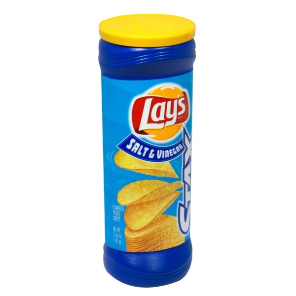 slide 1 of 1, Lay's Stax Salt And Vinegar, 1 ct