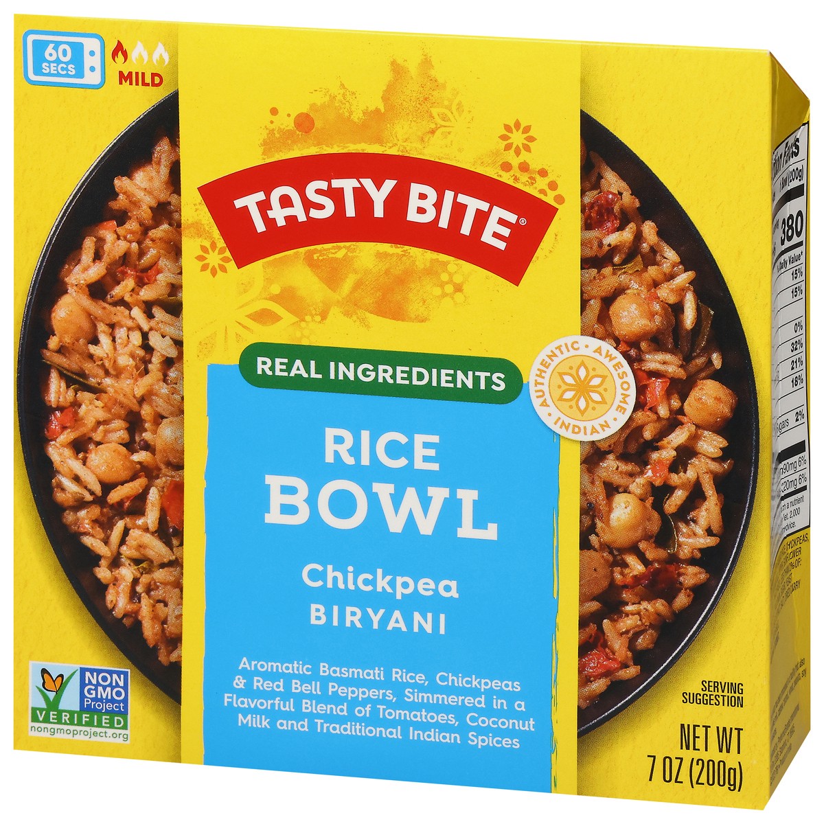 slide 7 of 14, Tasty Bite Bowl Biryni Rice Chckpea, 7 oz