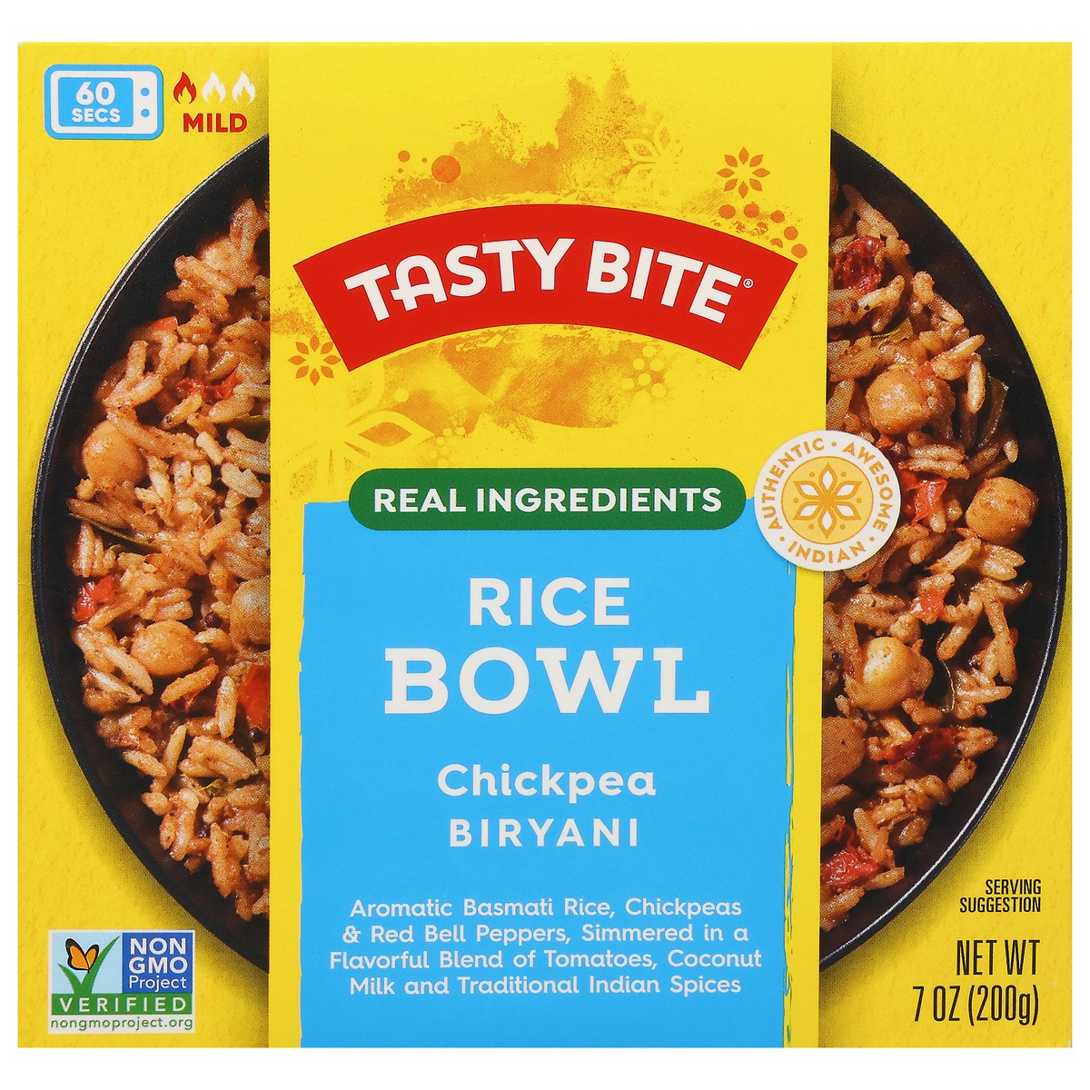 slide 6 of 14, Tasty Bite Bowl Biryni Rice Chckpea, 7 oz