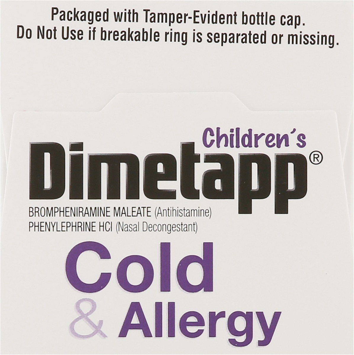 slide 3 of 13, Dimetapp Children's Dimetapp Cold & Allergy - Grape, 8 fl oz