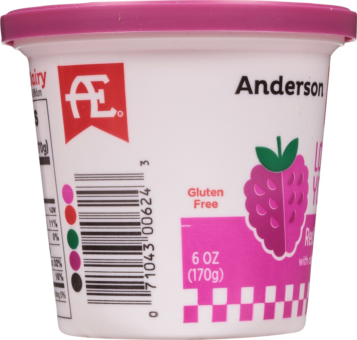 slide 10 of 11, Anderson Erickson Dairy Raspberry Lowfat Yogurt, 6 oz