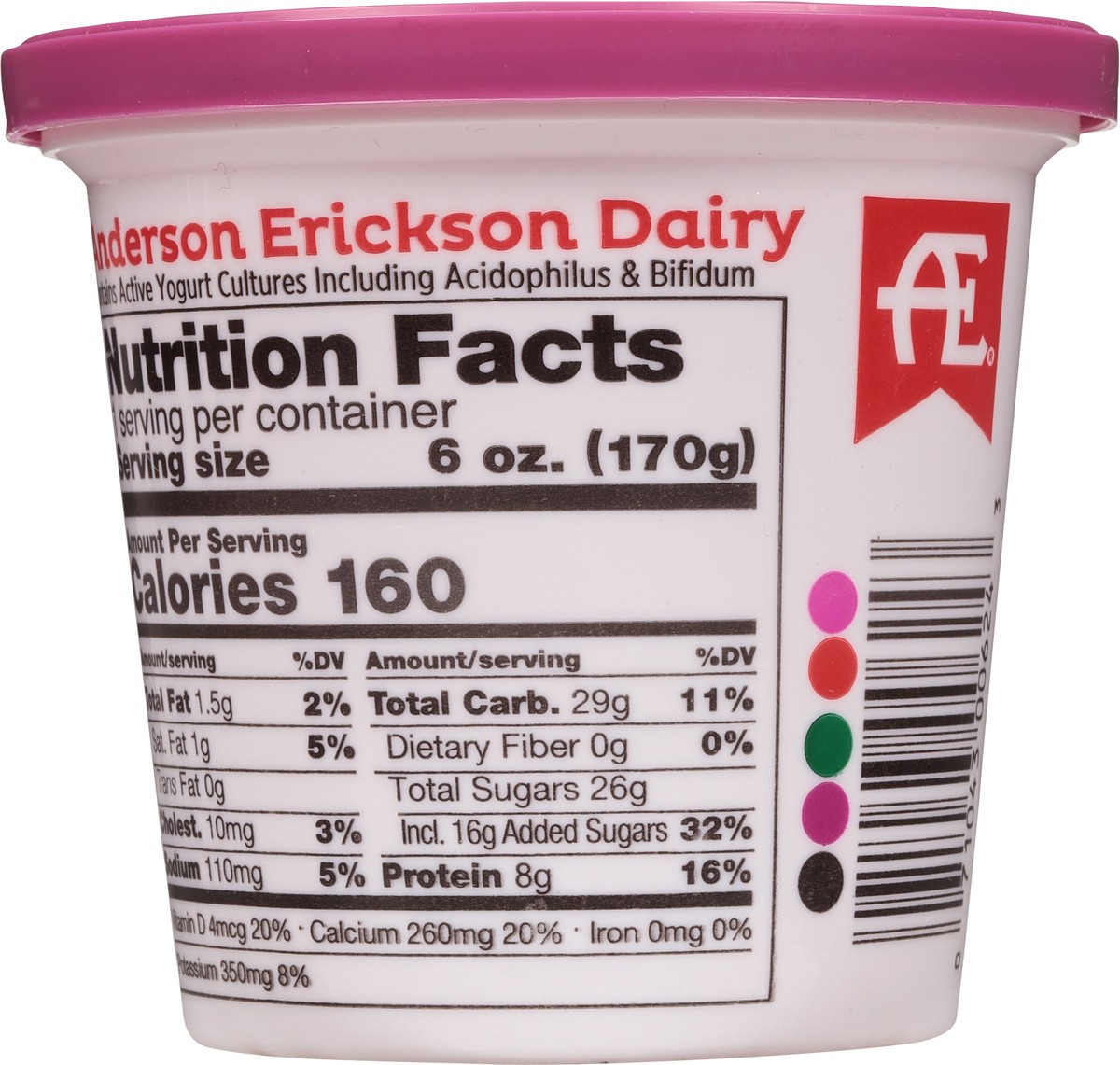 slide 7 of 11, Anderson Erickson Dairy Raspberry Lowfat Yogurt, 6 oz