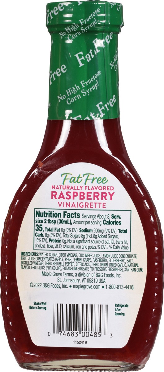 slide 5 of 9, Maple Grove Farms Raspberry Vinaigrette 8 fl oz, 8 fl oz