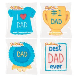 Deco Cookies Father's Day Hand-Decorated Cookie