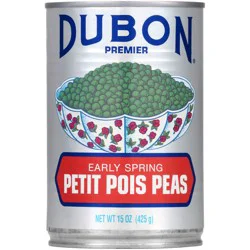 Dubon Premier Early Spring Petit Pois Peas 15 oz. Can