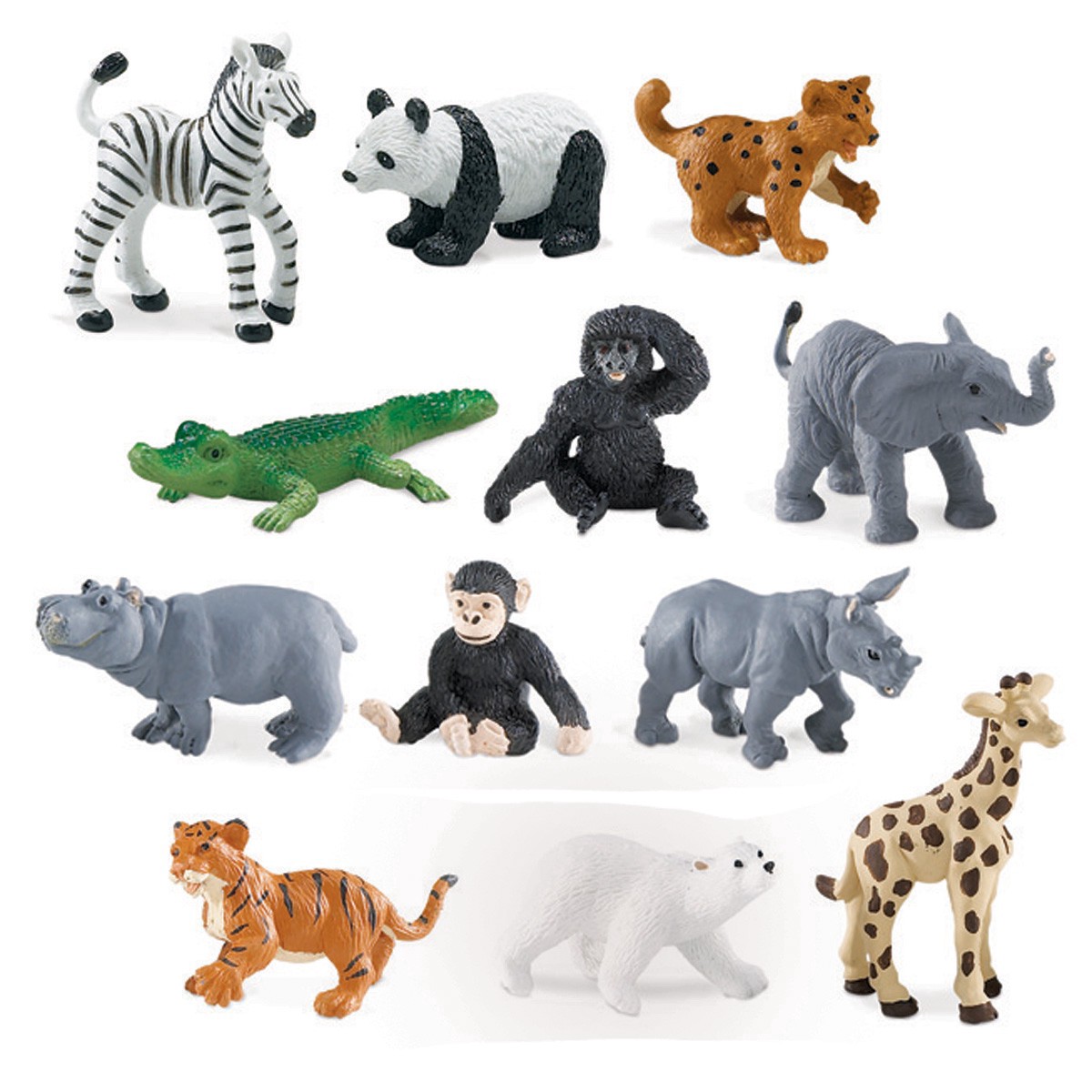slide 2 of 2, Safari Ltd. Safari Ltd Toobs Zoo Babies, 12 figures