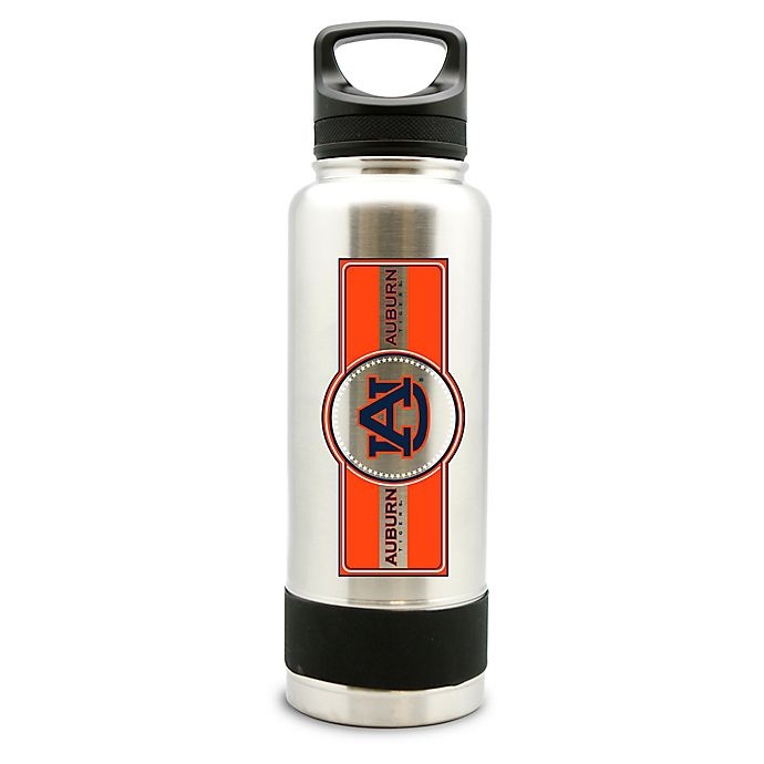 slide 1 of 1, NCAA Auburn University Thermo Double-Wall Stainless Steel Water Bottle, 40 oz