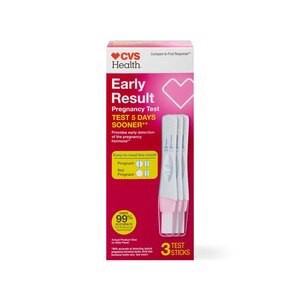 slide 1 of 1, CVS Health Early Result Pregnancy Test, 3 Ct, 1 ct