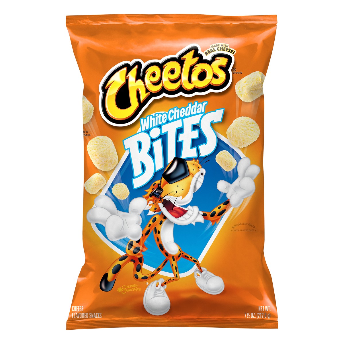 slide 6 of 6, Cheetos Bites Cheese Flavored Snacks White Cheddar 7.5 Oz, 7.5 oz
