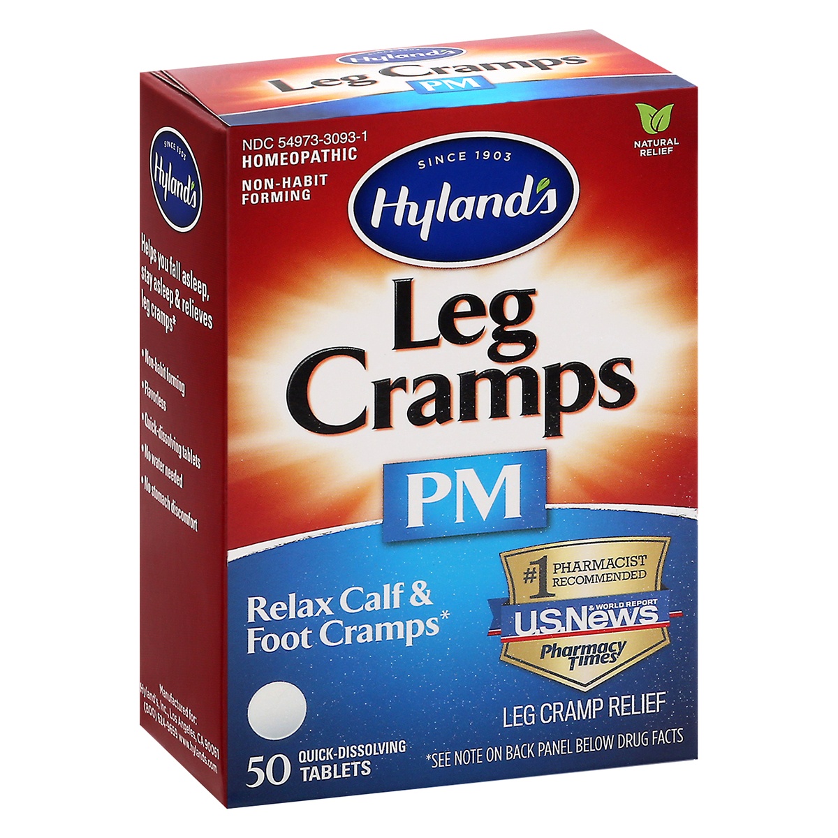 slide 2 of 10, Hyland Leg Cramp Relief PM, 50 ct