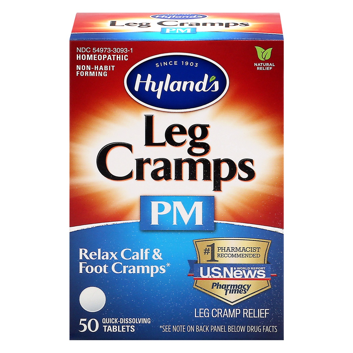 slide 1 of 10, Hyland Leg Cramp Relief PM, 50 ct