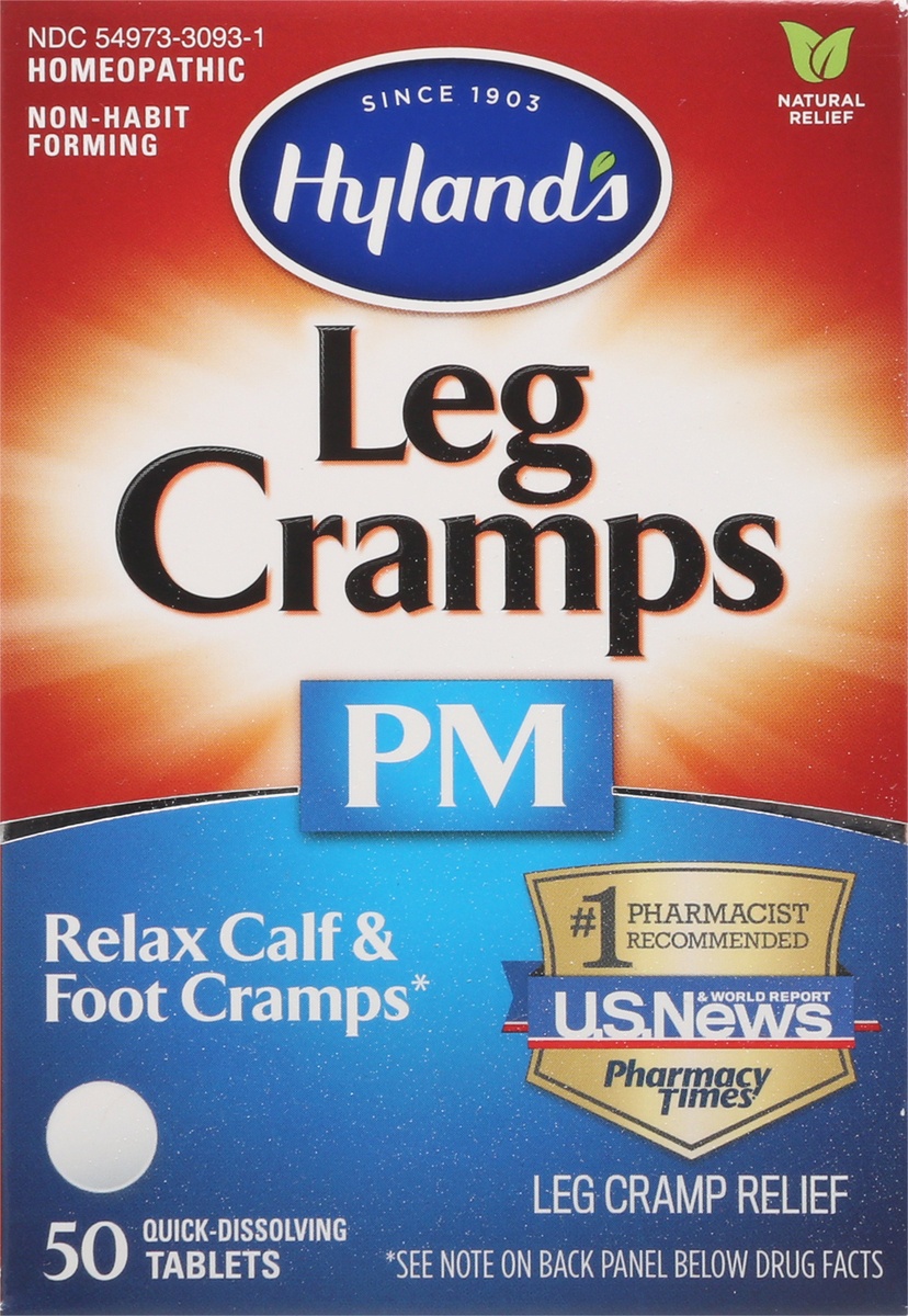 slide 8 of 10, Hyland Leg Cramp Relief PM, 50 ct
