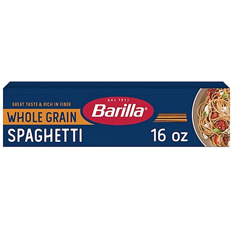 slide 1 of 1, Barilla Whole Grain Spaghetti Pasta - 16 Oz, 16 oz