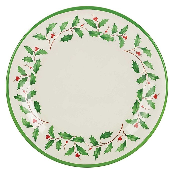 slide 1 of 4, Lenox Holiday Melamine Dinner Plates, 4 ct