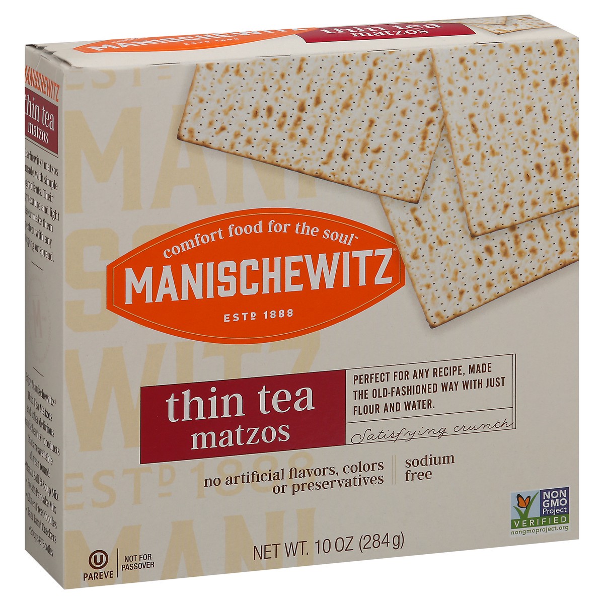 slide 3 of 9, Manischewitz Thin Tea Matzos 10 oz, 10 oz