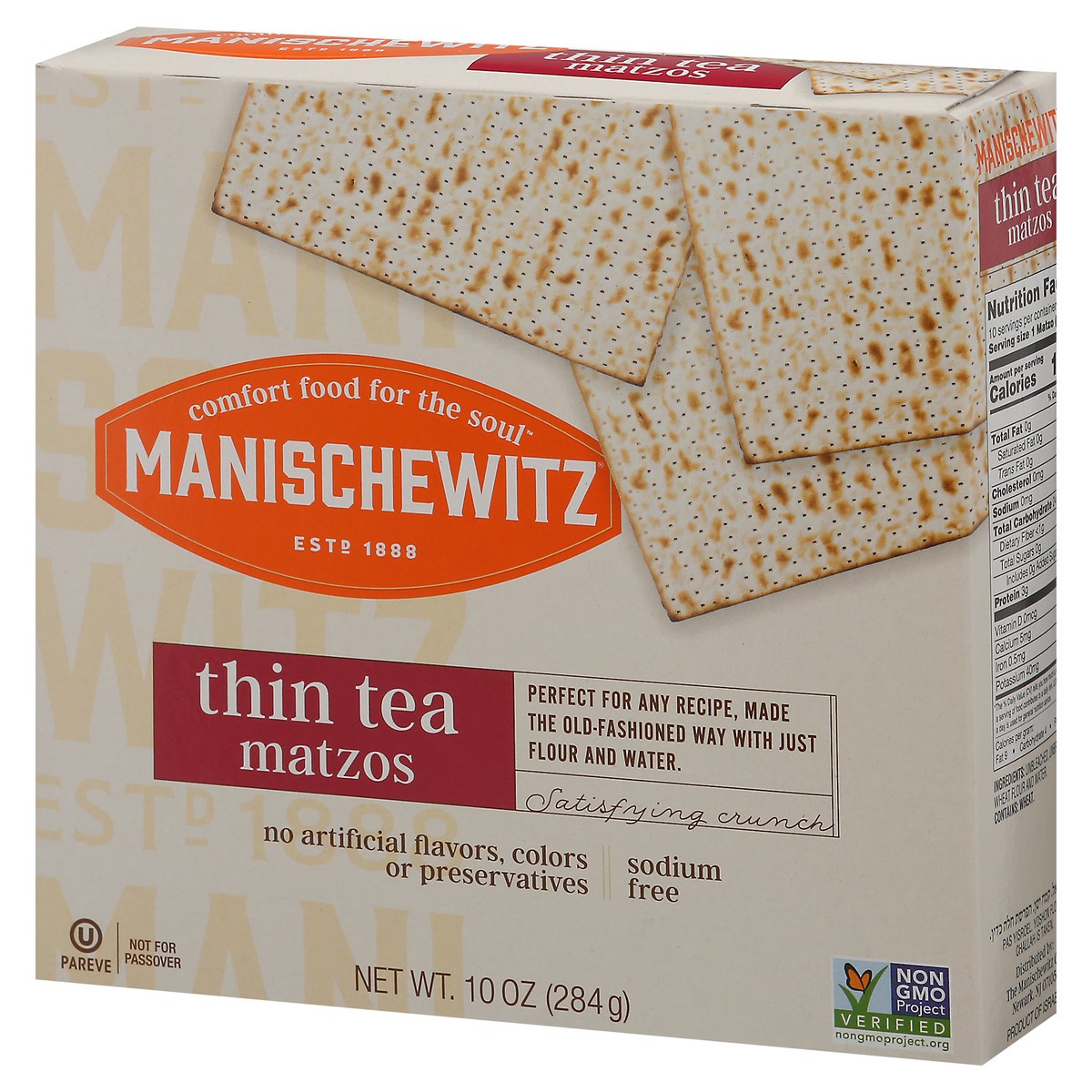 slide 9 of 9, Manischewitz Thin Tea Matzos 10 oz, 10 oz