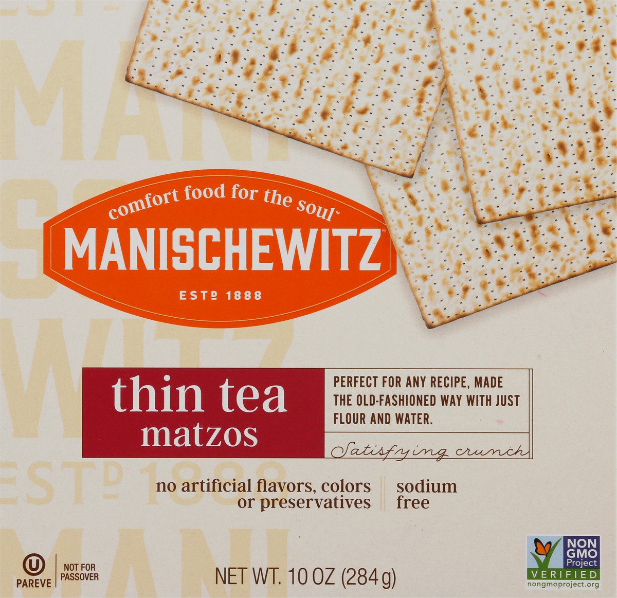 slide 6 of 9, Manischewitz Thin Tea Matzos 10 oz, 10 oz