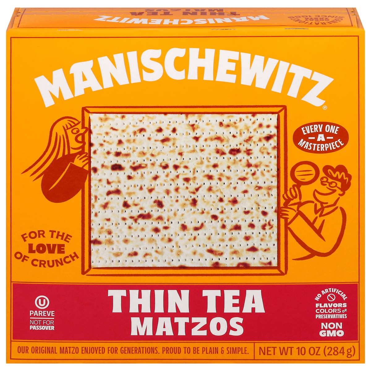 slide 1 of 9, Manischewitz Thin Tea Matzos 10 oz, 10 oz