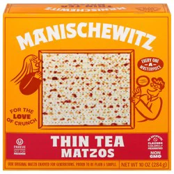 Manischewitz Thin Tea Matzos 10 oz