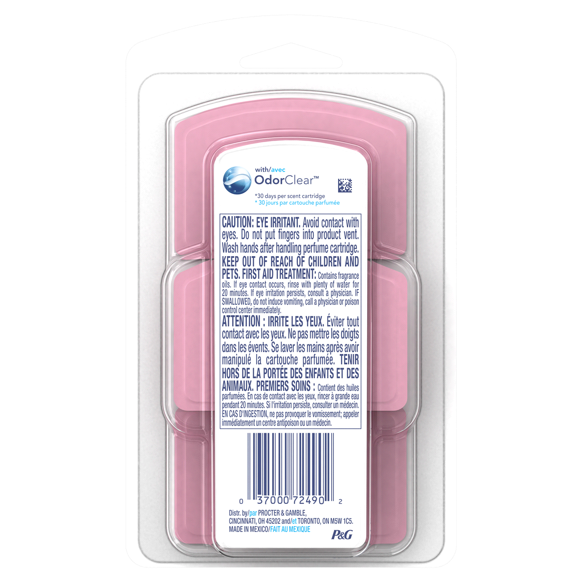 slide 4 of 5, Febreze Smallspaces Dual Refill, Gain Island Fresh Scented, 3 ct