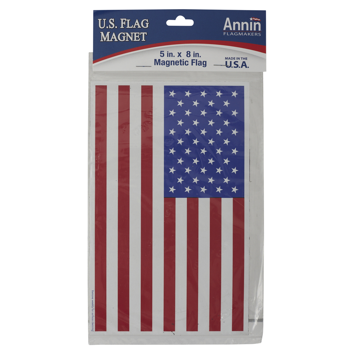 slide 1 of 1, Annin US Flag Car Magnet, 5 in x 8 in