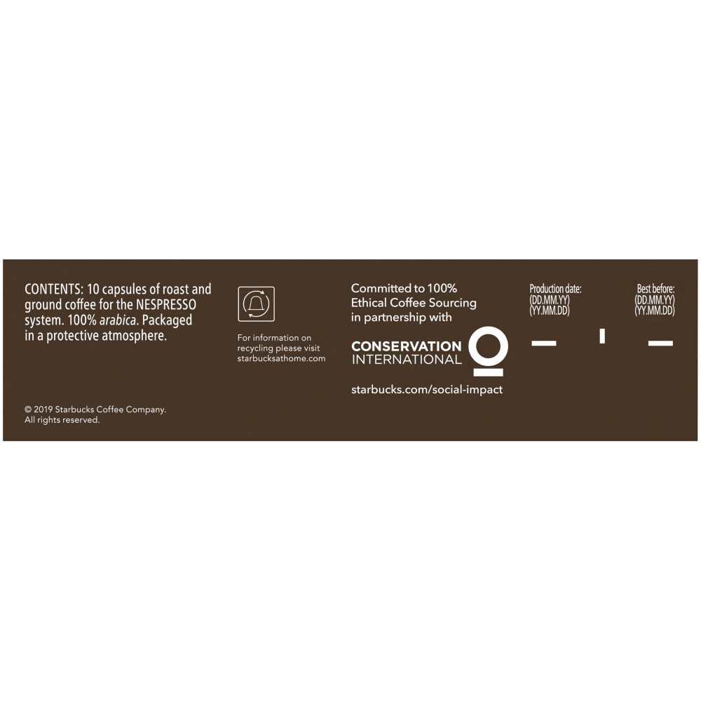 slide 2 of 3, Starbucks By Nespresso Single-Origin Colombia Roast Single Serve Coffee Capsules 10 Count, 10 ct