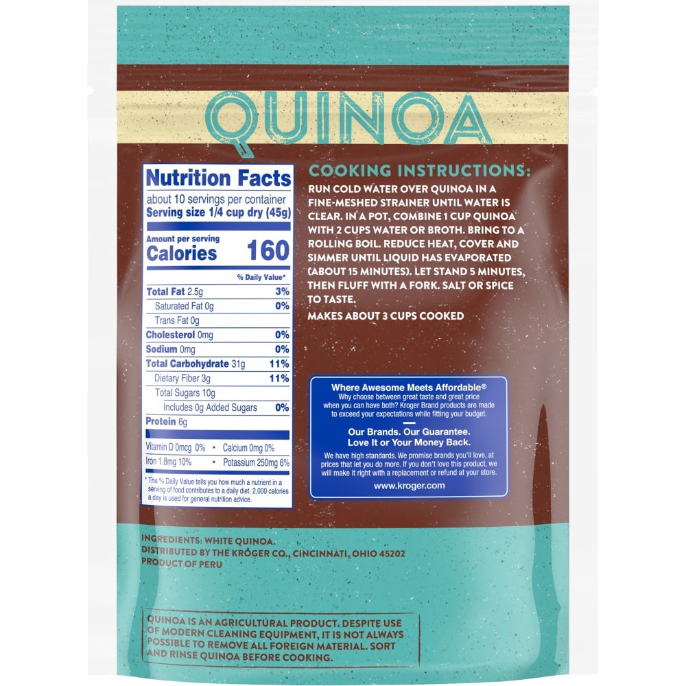 slide 2 of 2, Kroger Quinoa, 16 oz