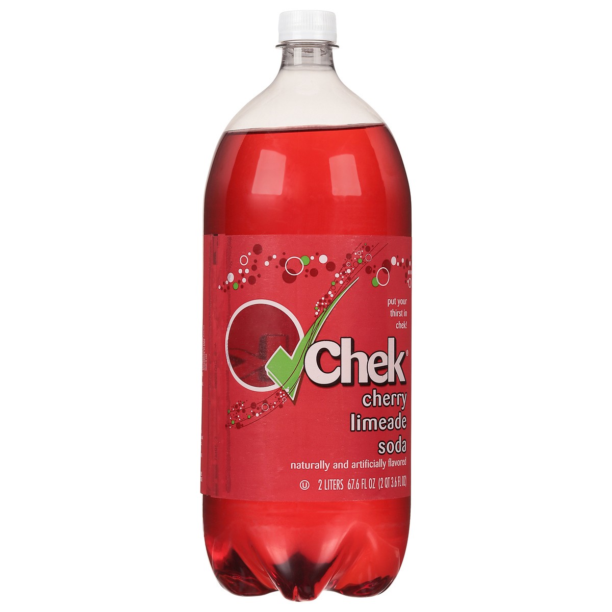 slide 3 of 9, Chek Cherry Limeade - 2 liter, 2 liter