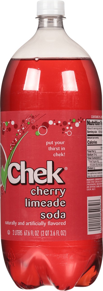 slide 4 of 9, Chek Cherry Limeade - 2 liter, 2 liter