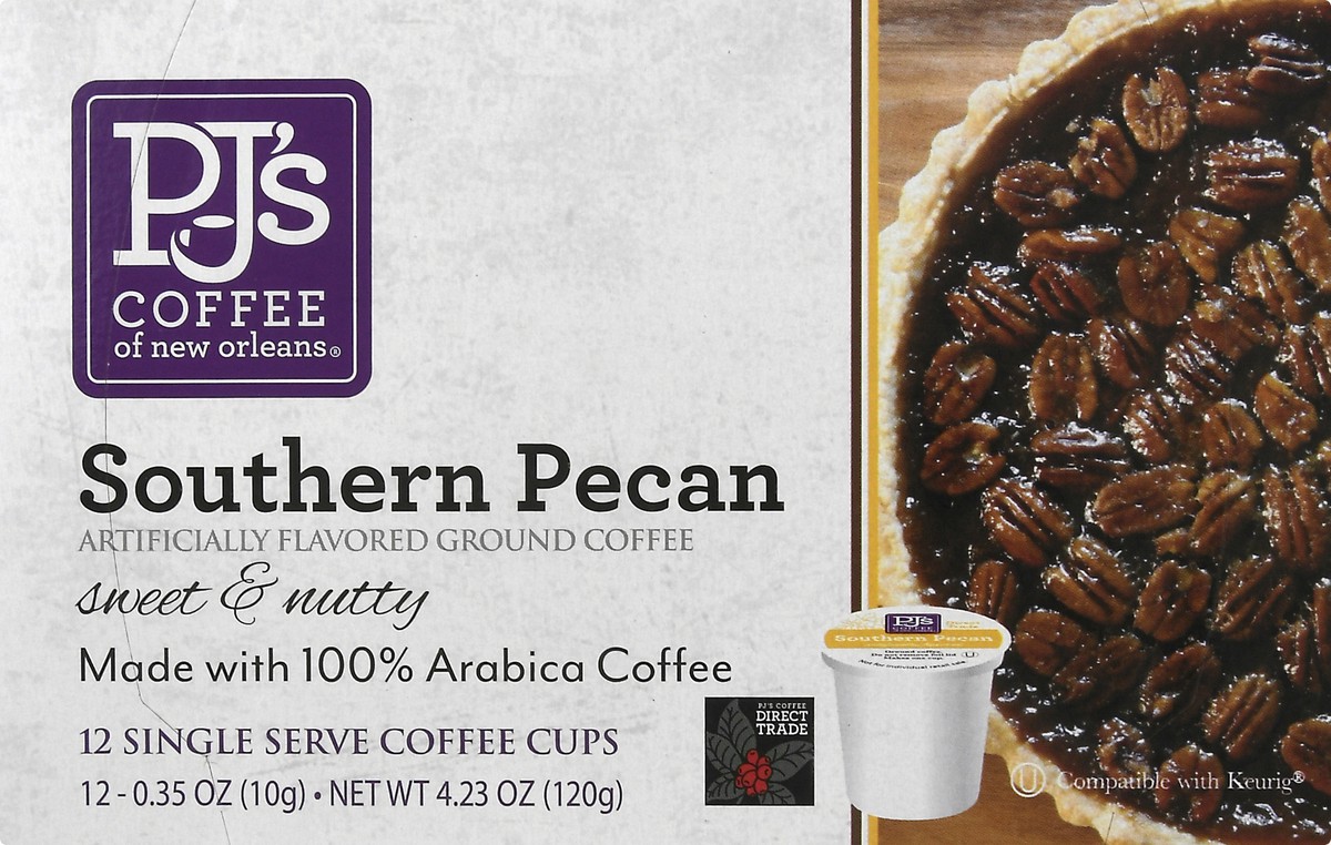 slide 6 of 12, PJ's Coffee of New Orleans Ground Southern Pecan Coffee 12 ea, 12 ct