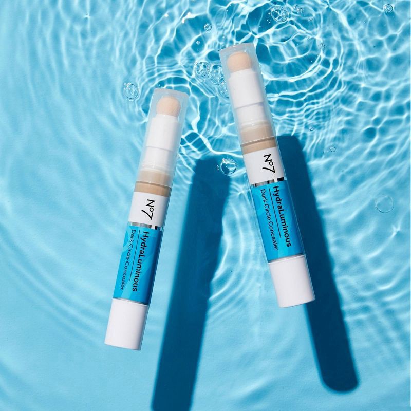 slide 5 of 5, No7 HydraLuminous Dark Circle Concealer, 0.13 oz