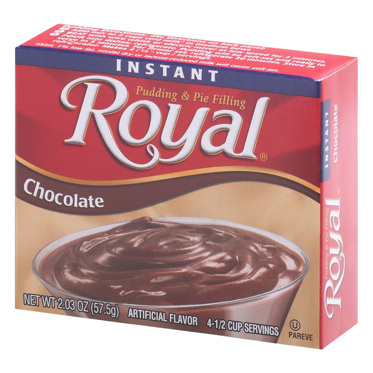 slide 3 of 13, Royal Instant Chocolate Pudding & Pie Filling 2.03 oz, 2.03 oz