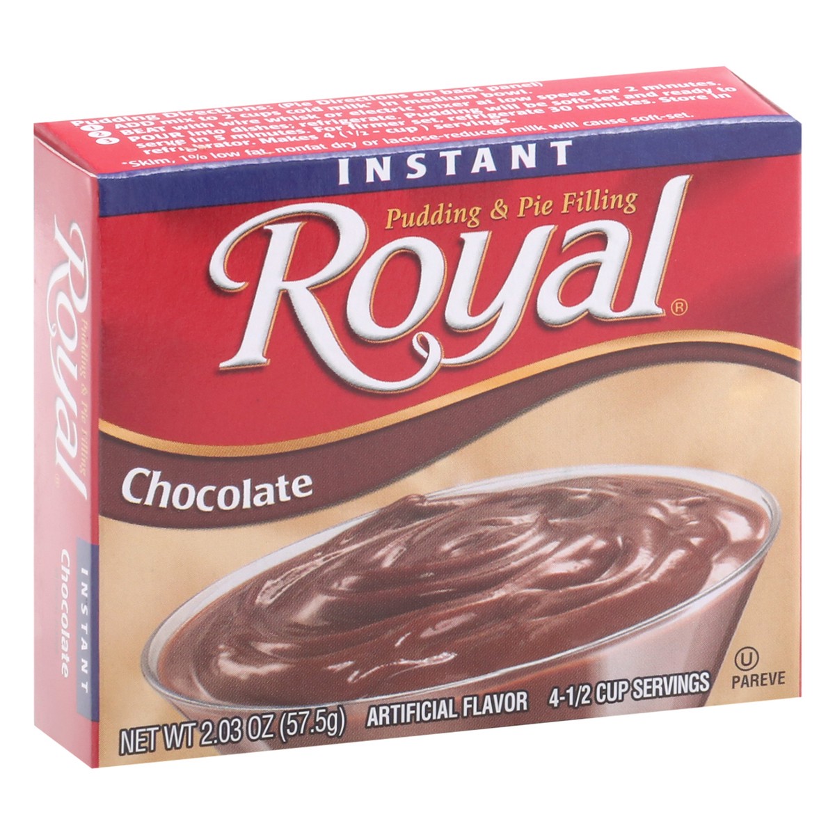 slide 9 of 13, Royal Instant Chocolate Pudding & Pie Filling 2.03 oz, 2.03 oz