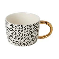 Tabletops Unlimited Gallery Cappuccino Mug- Dots